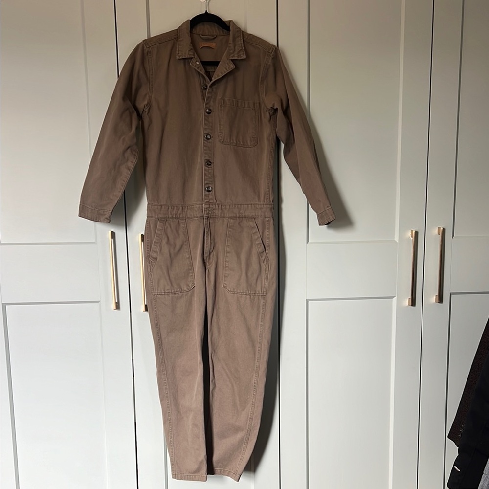 Reiko Tan Utility Jumpsuit